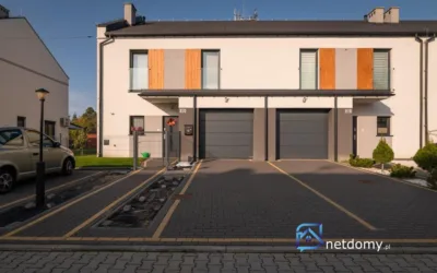 Płock, Przy Trakcie – nowoczesny dom 153 m² z ogrodem i garażem, ul. Dobra 19 - Netdomy