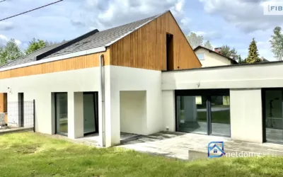 Dom bliźniak 132 m² przy lesie, taras na dachu – Rybnik, ul. Łukasiewicza - Netdomy