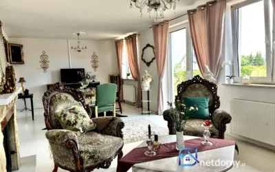 Umeblowany dom 148 m² – Rzeszów Budziwój, 15 arów, 2008 r., kominek i ogrzewanie gazowe - Netdomy