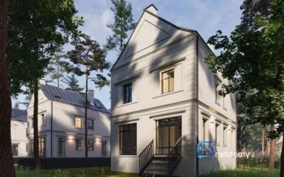 Warszawa, Młociny – nowy dom 200 m² w stanie surowym zamkniętym, 6 pokoi, działka 497 m² - Netdomy
