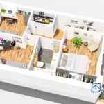 Opole – bliźniak 81 m² z antresolą, 2 miejscami postojowymi i ogrodem | pompa ciepła, rekuperacja - Netdomy