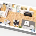 Opole – bliźniak 81 m² z antresolą, 2 miejscami postojowymi i ogrodem | pompa ciepła, rekuperacja - Netdomy