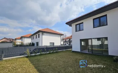 Dom bliźniak Katowice Podlesie 125 m2 z poddaszem i ogrodem pompa ciepła - Netdomy