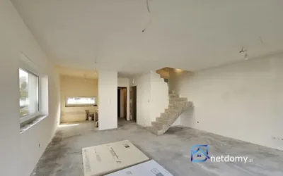 Dom bliźniak Katowice Podlesie 125 m2 z poddaszem i ogrodem pompa ciepła - Netdomy