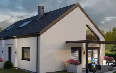 Nowoczesny dom 125 m2 Skawina duża działka 1253 m2 stan deweloperski - Netdomy