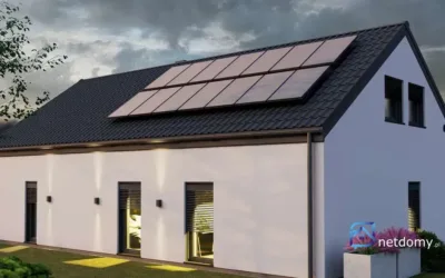 Nowoczesny dom 125 m2 Skawina duża działka 1253 m2 stan deweloperski - Netdomy