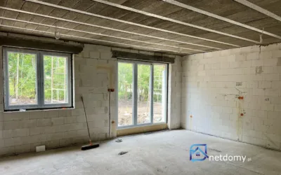 Dom szeregowy Wałbrzych Konradów 116,48 m2 z garażem, strychem i pompą ciepła - Netdomy