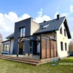 Nowoczesny dom 239 m2 z ogrodem i garażem Miękinia Krzeszowice - Netdomy