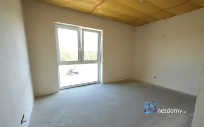 Nowoczesny dom bliźniak 134 m2 z ogrodem i garażem Myślenice Polanka - Netdomy