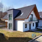 Energooszczędny dom bliźniak 130 m2 Jawornik garaż nowoczesny standard - Netdomy