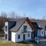 Energooszczędny dom bliźniak 130 m2 Jawornik garaż nowoczesny standard - Netdomy
