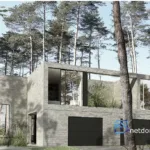 Designerski bliźniak 182 m² z dużą działką, Warszawa‑Radość - Netdomy