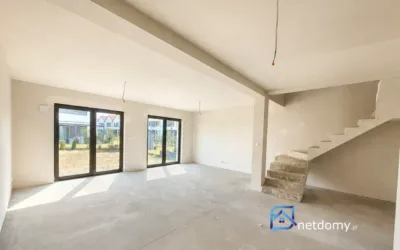 Dom z ogrodem 136 m² Klecina – gotowy bliźniak pod klucz - Netdomy
