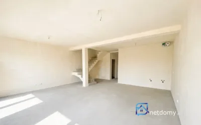 Dom z ogrodem 136 m² Klecina – gotowy bliźniak pod klucz - Netdomy