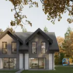 Nowy dom szeregowy z ogródkiem w Zabierzowie 83,2 m² - Netdomy