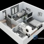 Energooszczędny dom bliźniak 91,78 m² w Zielonkach - Na Popielówkę - Netdomy
