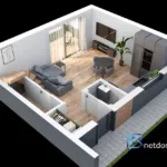 Energooszczędny dom bliźniak 91,78 m² w Zielonkach - Na Popielówkę - Netdomy