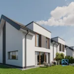 Nowy dom bliźniak 130 m² z garażem w Zielonkach przy Długopolskiej - Netdomy