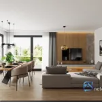 Nowoczesny dom wolnostojący 129 m2 w Krakowie Olszanicy – Zwierzyniec - Netdomy