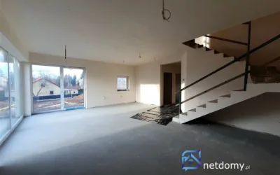 Nowoczesny bliźniak z garażem pod Krakowem - Boleń, Zielonki 184 m2 - Netdomy
