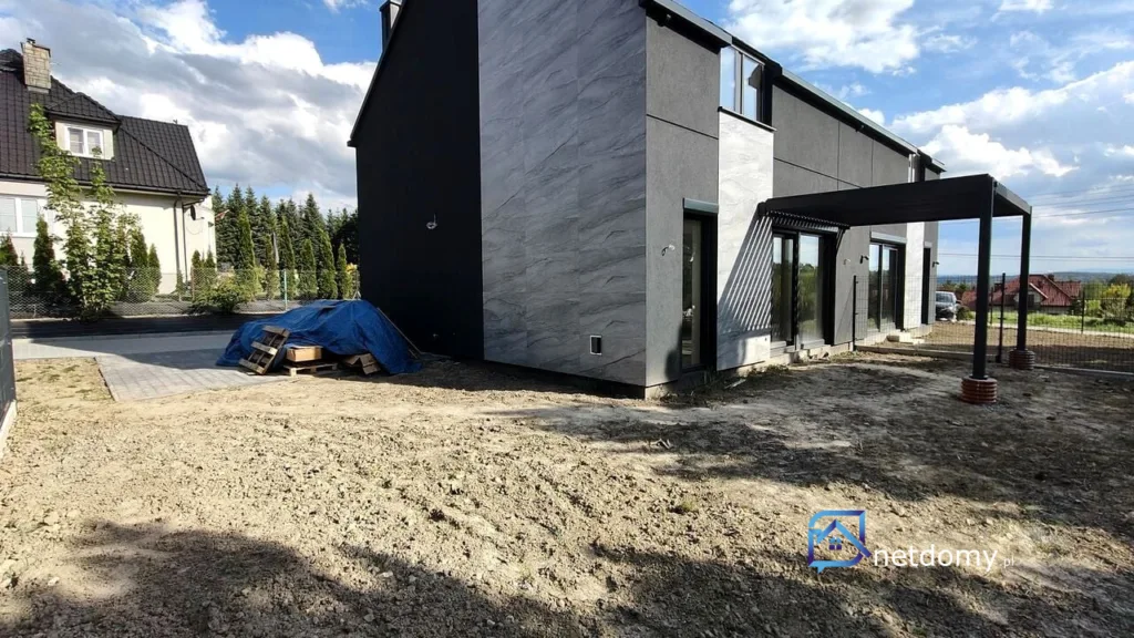 Nowy dom bliźniak Ujazd Zabierzów 101 m² z ogrodem i parkingiem - Netdomy