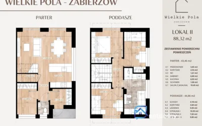 Nowy dom bliźniak Zabierzów Wielkie Pola 84 m² blisko Krakowa - Netdomy