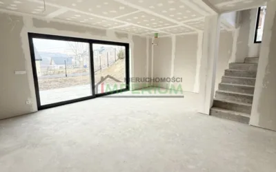 Pasywny segment skrajny 88 m² w Nowym Sączu Zawada z ogródkiem - Netdomy