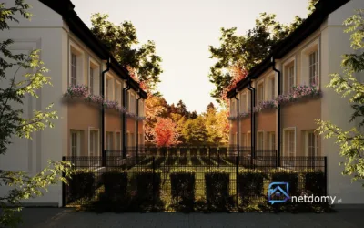 Nowy bliźniak 121 m² z ogródkiem i garażem – Bacieczki 123, Białystok - Netdomy