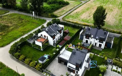 Nowy bliźniak z garażem Kalisz Chmielnik 139 m2 przy Botanicznej - Netdomy