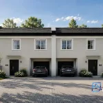 Nowy bliźniak 121 m² z ogródkiem i garażem – Bacieczki 123, Białystok - Netdomy