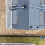 Nowoczesny dom w zabudowie bliźniaczej pod Warszawą 111,86 m2 – Łomianki - Netdomy