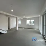 Nowoczesny dom w zabudowie bliźniaczej pod Warszawą 111,86 m2 – Łomianki - Netdomy