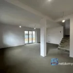 Nowoczesny dom w zabudowie bliźniaczej pod Warszawą 111,86 m2 – Łomianki - Netdomy