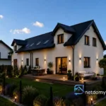 Energooszczędny bliźniak z rekuperacją w Jeleniej Górze Czarne – 130 m² - Netdomy