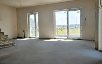 Nowy dom szeregowy 130 m² z poddaszem i wiatą garażową – Białystok Starosielce - Netdomy