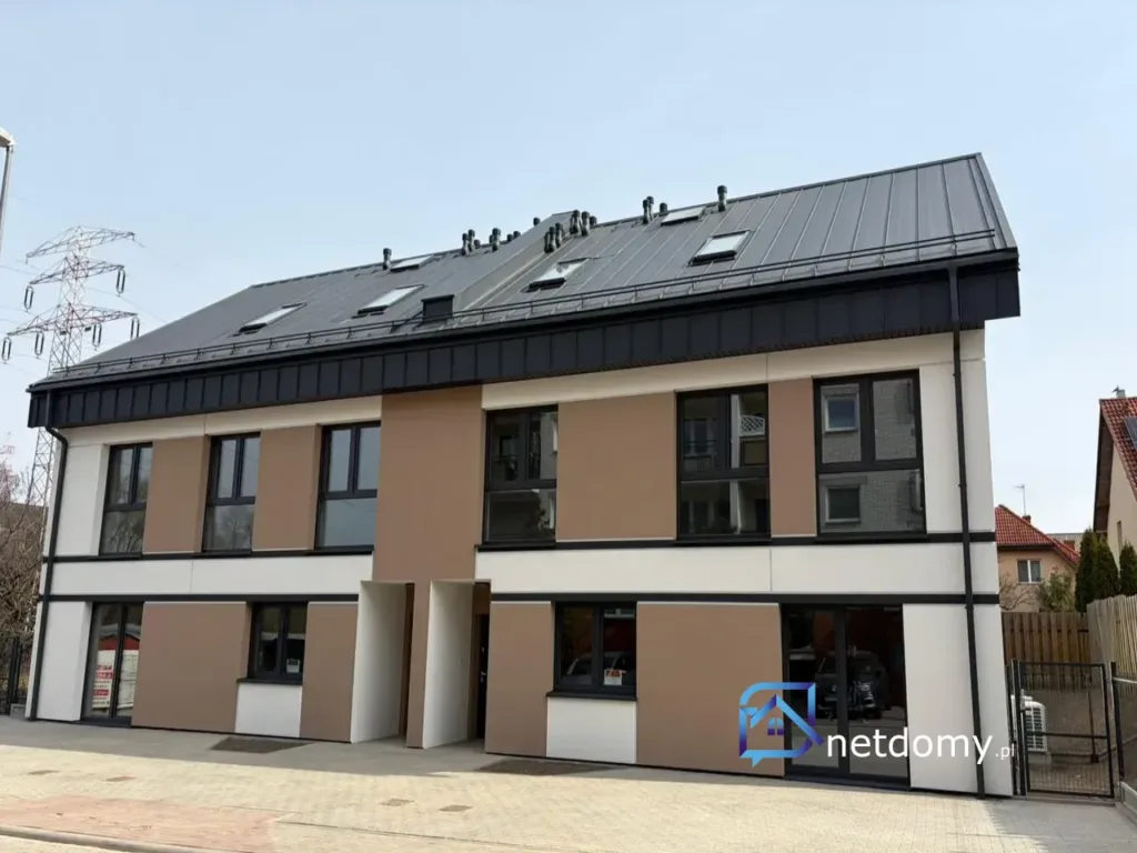 Nowy bliźniak 110 m² z pompą ciepła – Białystok, ul. Oliwkowa - Netdomy