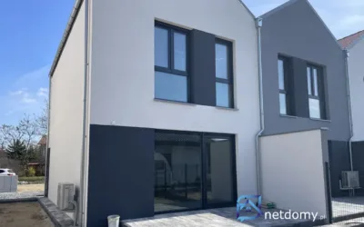 Bliźniak 88 m² + fotowoltaika | Konin Chorzeń – ul. Pelargoniowa - Netdomy