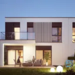 Dom bliźniak 150 m² z ogrodem i osobnym wjazdem – Park Klonowy, Grabówka - Netdomy