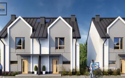 Energooszczędny bliźniak 73 m² z ogrodem – Koszalin Raduszka - Netdomy
