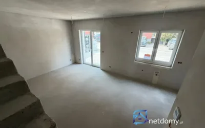 Nowy bliźniak 110 m² z pompą ciepła – Białystok, ul. Oliwkowa - Netdomy
