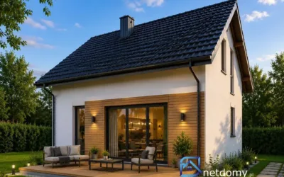 Nowy dom wolnostojący 110 m² z działką 700 m² – Częstochowa Dźbów - Netdomy