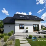Dom wolnostojący w Mokrem koło Grudziądza 208 m2 z działką 1171 m2 - Netdomy