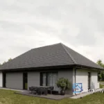 Nowoczesny parterowy dom z garażem i widokiem na Karkonosze – Cieplice Śląskie-Zdrój - Netdomy