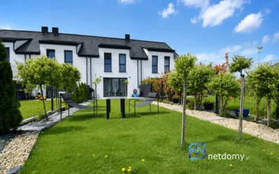 Nowoczesny szeregowy dom 125 m² z ogrodem – Chmielnik, Kalisz - Netdomy