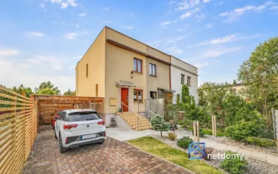 Skrajny segment 117 m² z ogrodem – Ptasie Osiedle, Katowice Kanarków - Netdomy