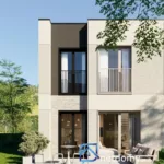 Energooszczędny segment z garażem i ogrodem 100 m² – Mistrzowska, Szczecin - Netdomy