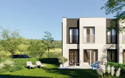 Energooszczędny segment z garażem i ogrodem 100 m² – Mistrzowska, Szczecin - Netdomy