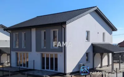 Energooszczędny bliźniak 133 m² z pompą ciepła – Włocławek, Zawiśle - Netdomy