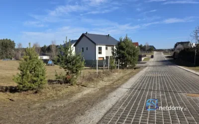 Bliźniak 138 m² z garażem i lasem za płotem – Srebrna, Zielona Góra - Netdomy