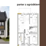 Nowy szeregowiec 62 m² z ogródkiem w Koninie przy ulicy Grójeckiej - Netdomy